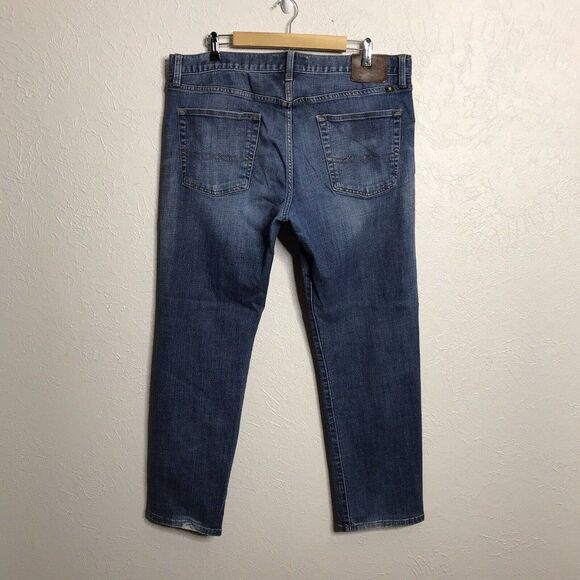 Lucky Brand Mens Jeans 221 Original Straight Denim Jeans Pockets Comfort Size 38 - Picture 5 of 12